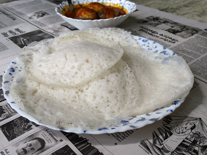 How to prepare soft Kerala Appam (pancakes) without yeast kerala palappam