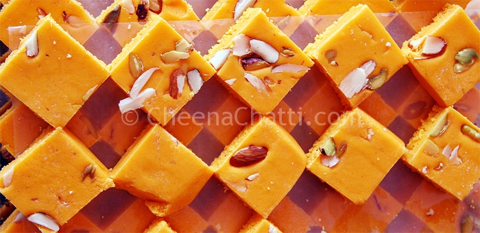 mango burfi