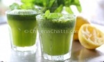 minted lemon juice