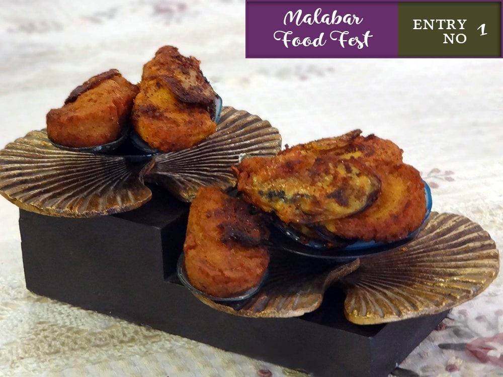 Spicy stuffed and fried Mussels-Kallumakaya nirachathu